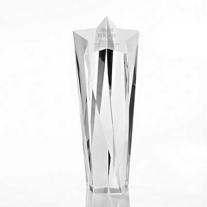 Iconic Crystal Award - Brilliantly Cut Star